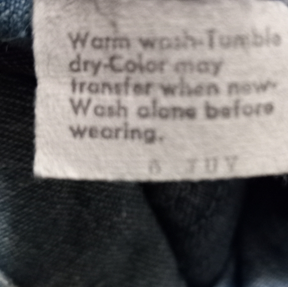 Vintage Levi's Denim 6 Boys Painting Overalls Kids - Picture 3 of 13